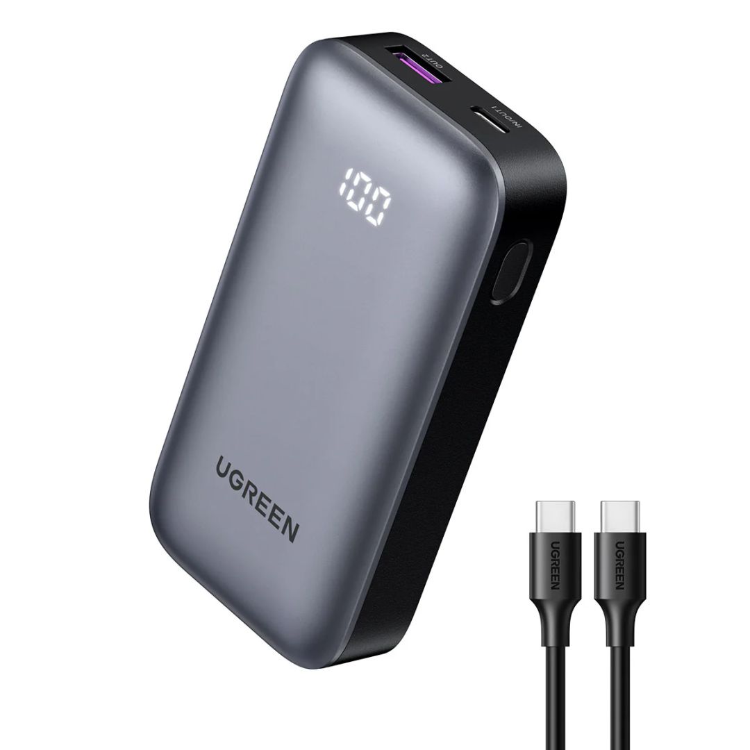 UGREEN 30W Max Laptop 10000mAh PowerBank Fast Charging Grey