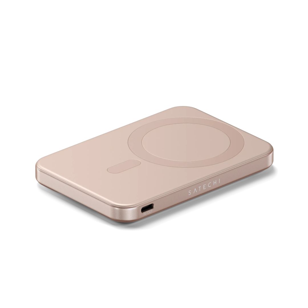 Satechi Qi2 5K Magnetic 5000mAh PowerBank with Stand Desert Rose