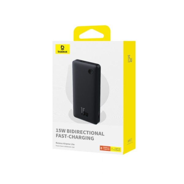 Baseus Airpow Lite 10000mAh PowerBank Black