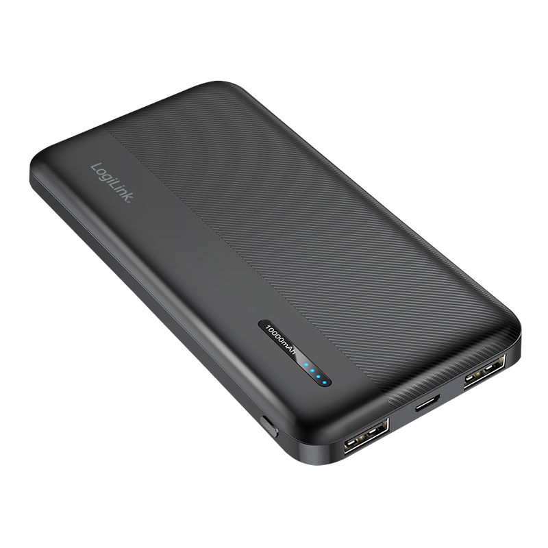 Logilink 10000 mAh PowerBank Black