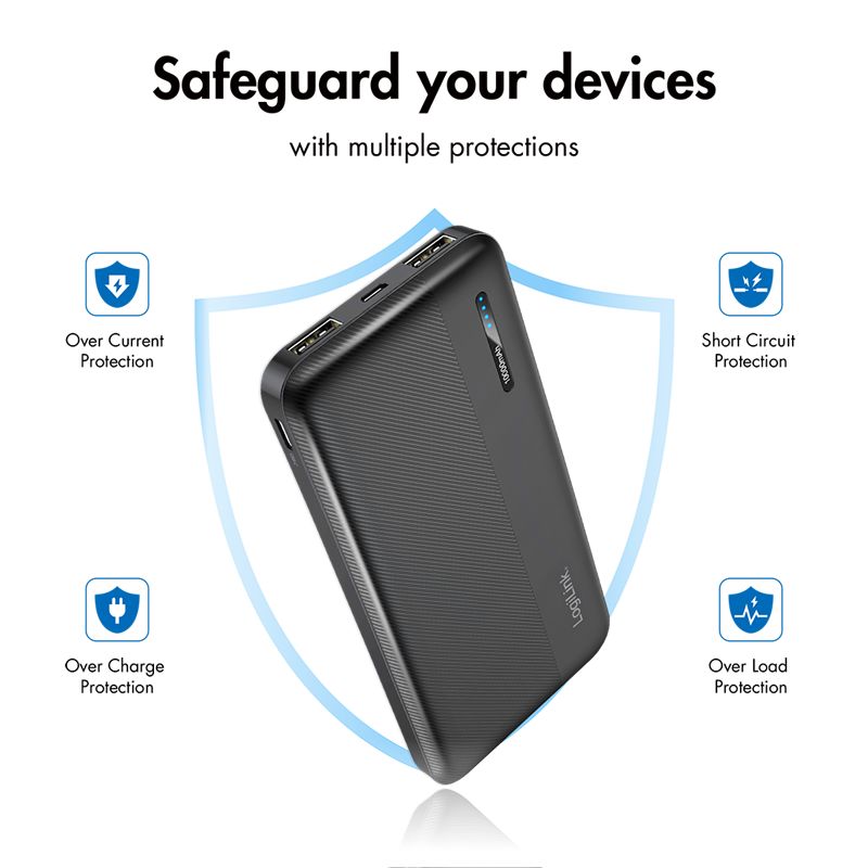 Logilink 10000 mAh PowerBank Black