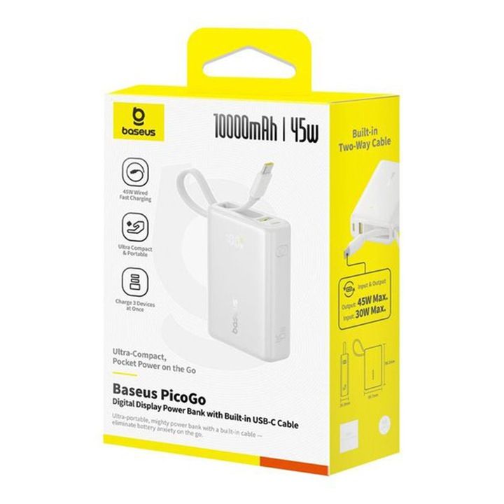 Baseus PicoGo 10000mAh PowerBank White