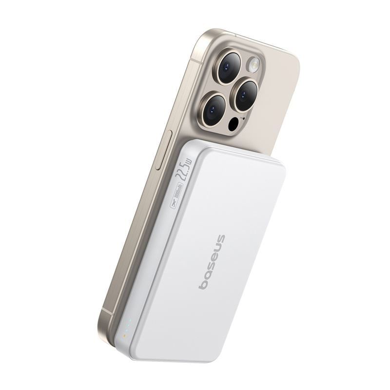 Baseus Airpow2 Qi2 Magsafe 10000mAh PowerBank White