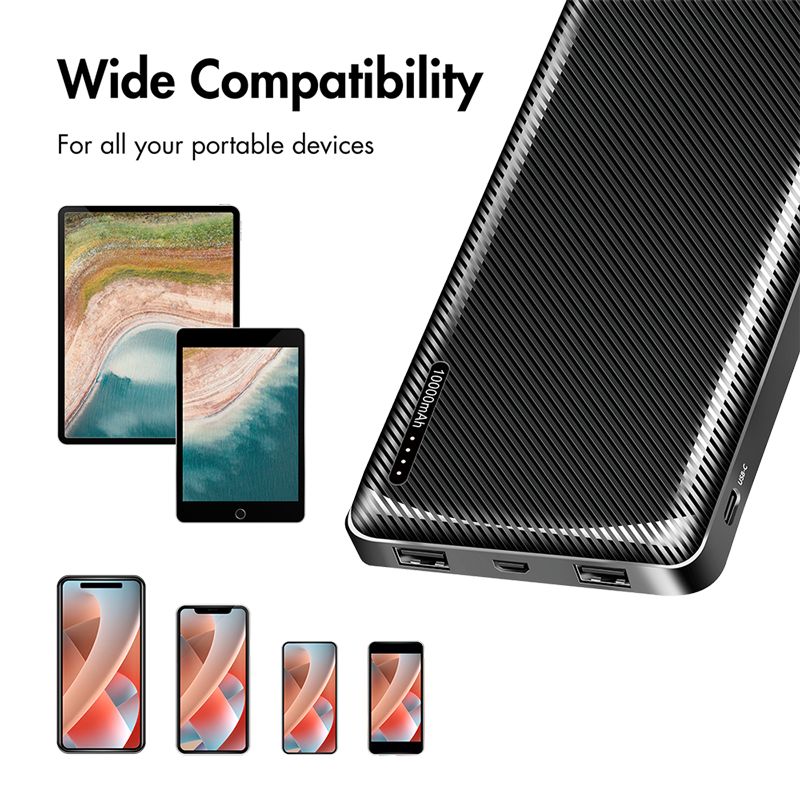 Logilink 10000 mAh Powerbank Black