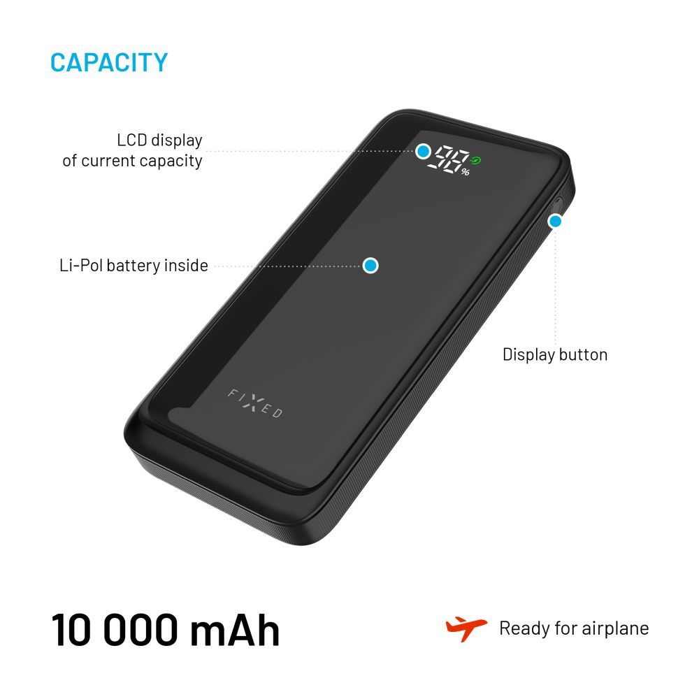 FIXED Zen2 PowerBank 10000 mAh Black