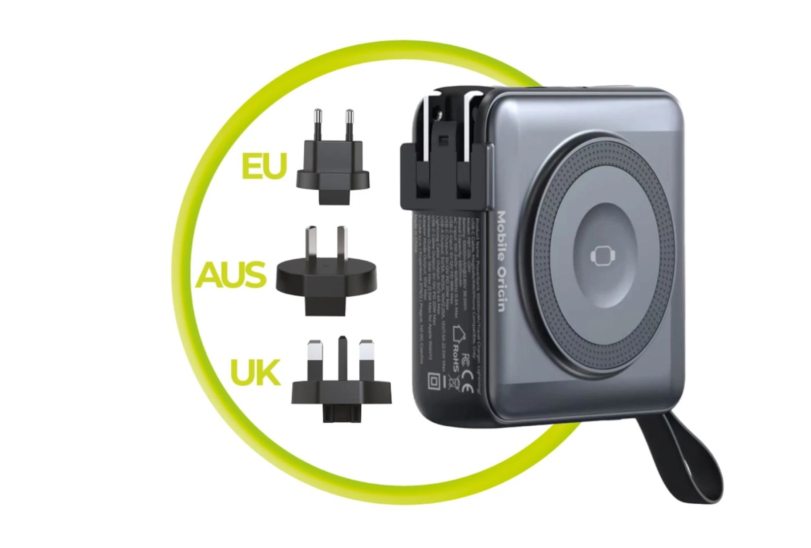 Mobile Origin 10000mAh PowerBank Black