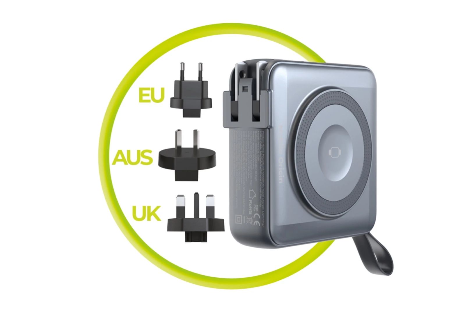 Mobile Origin 10000mAh PowerBank Grey