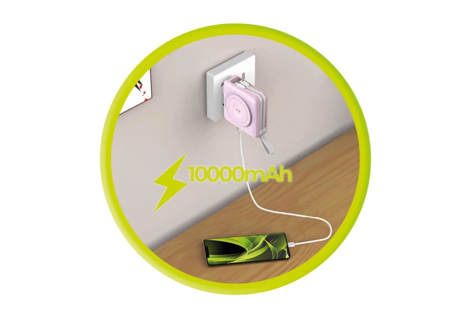 Mobile Origin 10000mAh PowerBank Pink