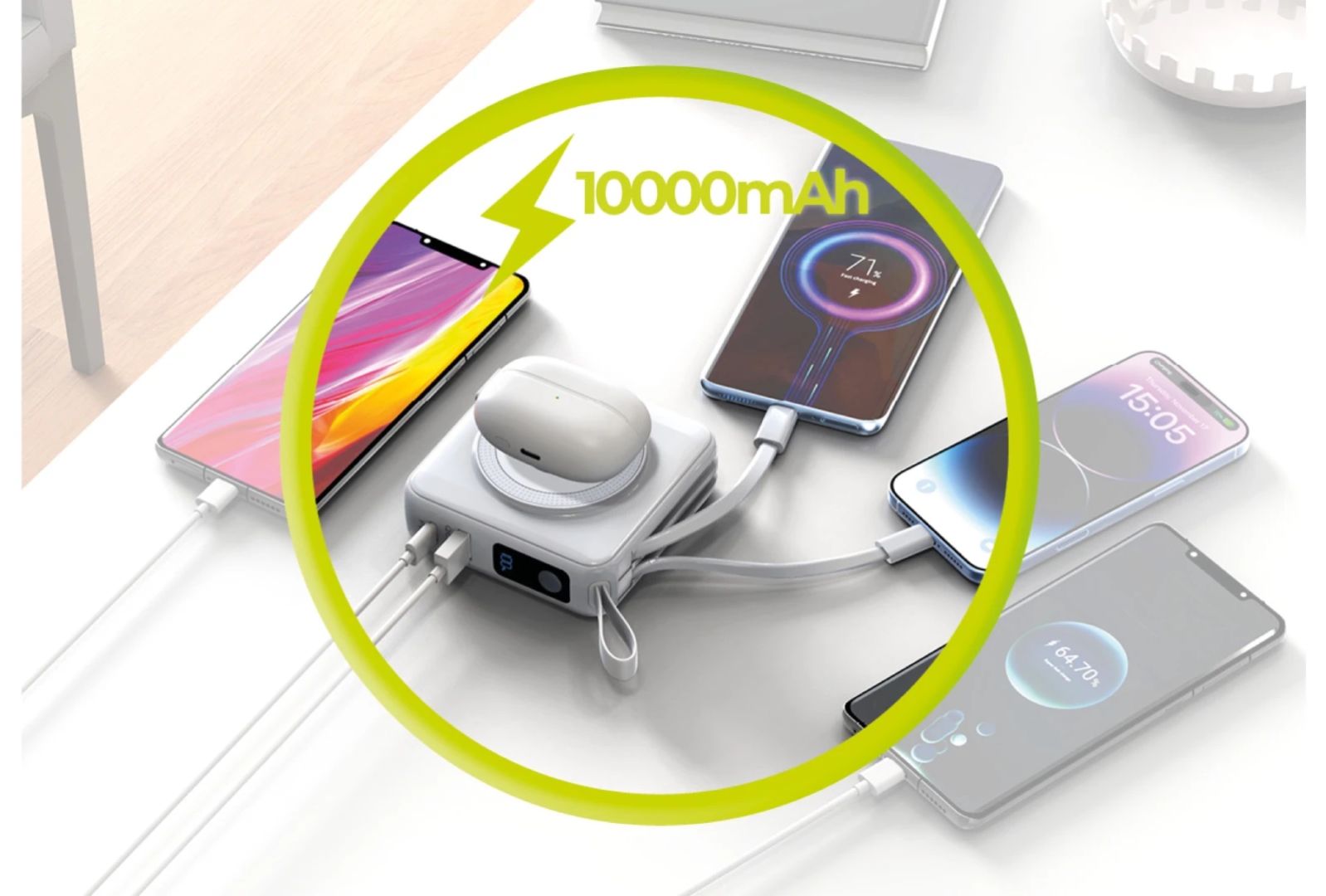 Mobile Origin 10000mAh PowerBank White