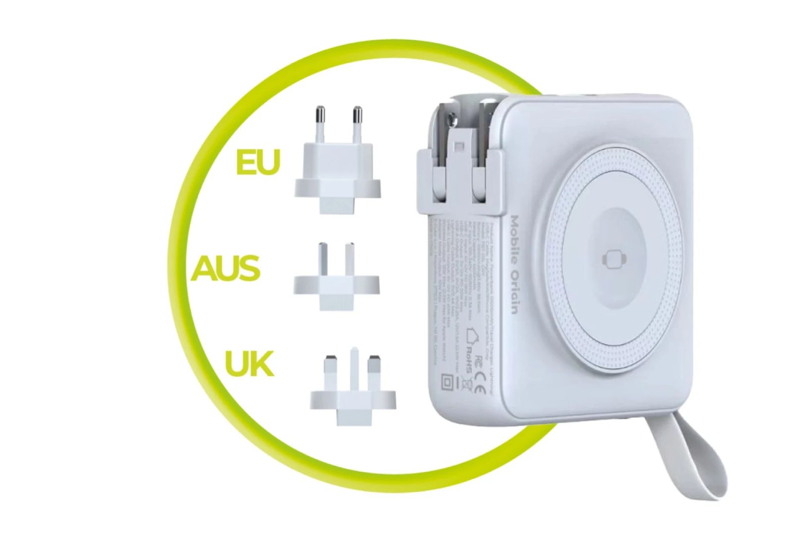 Mobile Origin 10000mAh PowerBank White