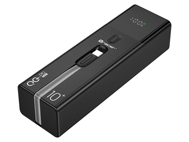 Tracer Quant 10000mAh PowerBank Black