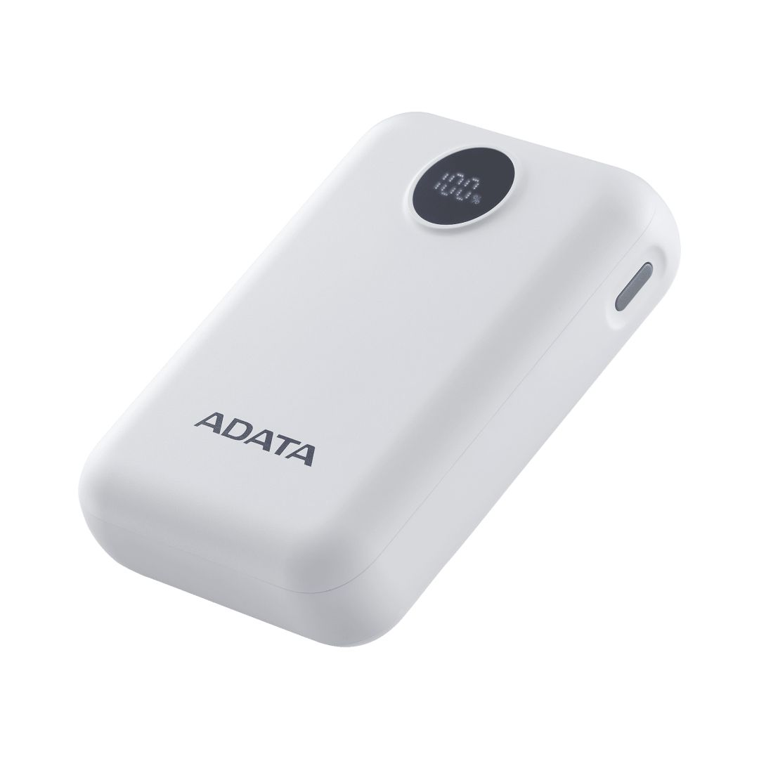 A-Data C100 Digital Display 10000mAh PowerBank White