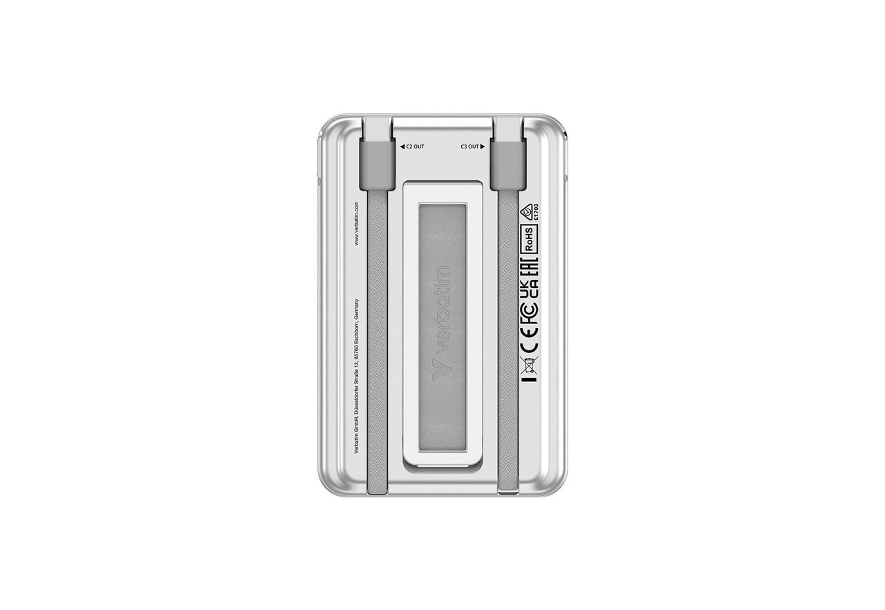 Verbatim Charge´n´Go 2C 5000mAh PowerBank Silver