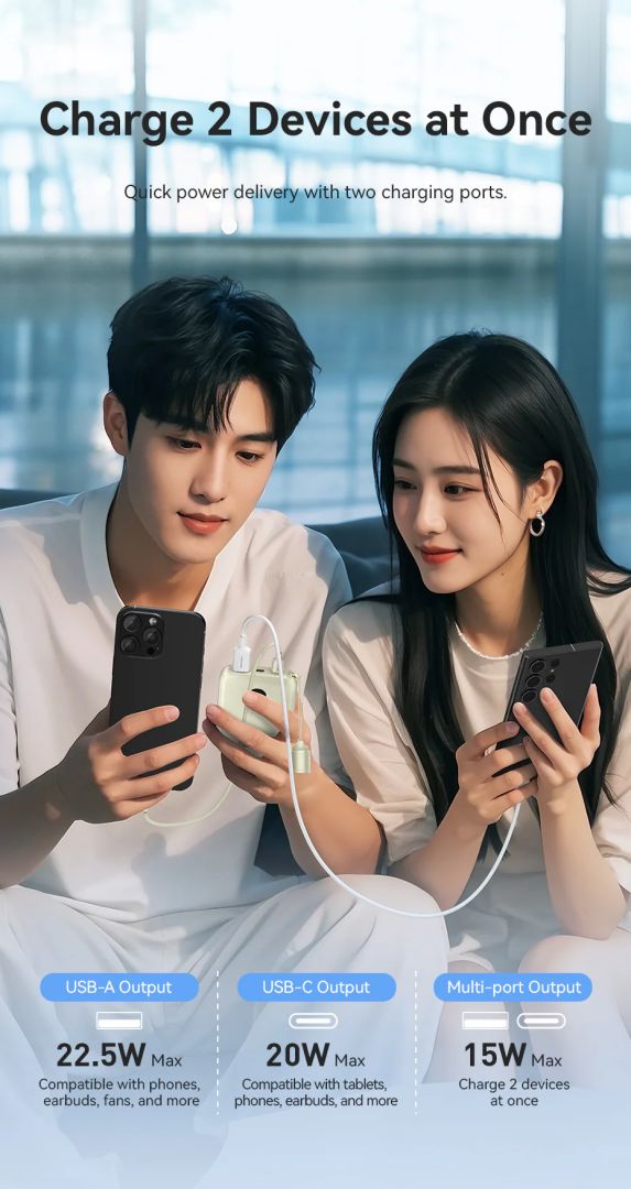 Vention FKAB0-C 10000mah PowerBank Black