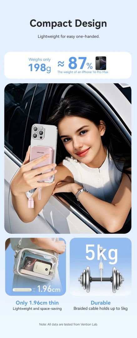 Vention FKAN0-C 10000mah PowerBank Beige