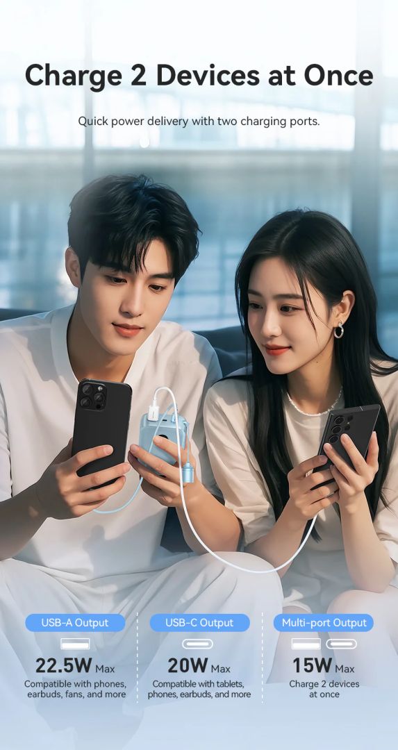 Vention FKBP0-C 20000mah PowerBank Gradient Pink