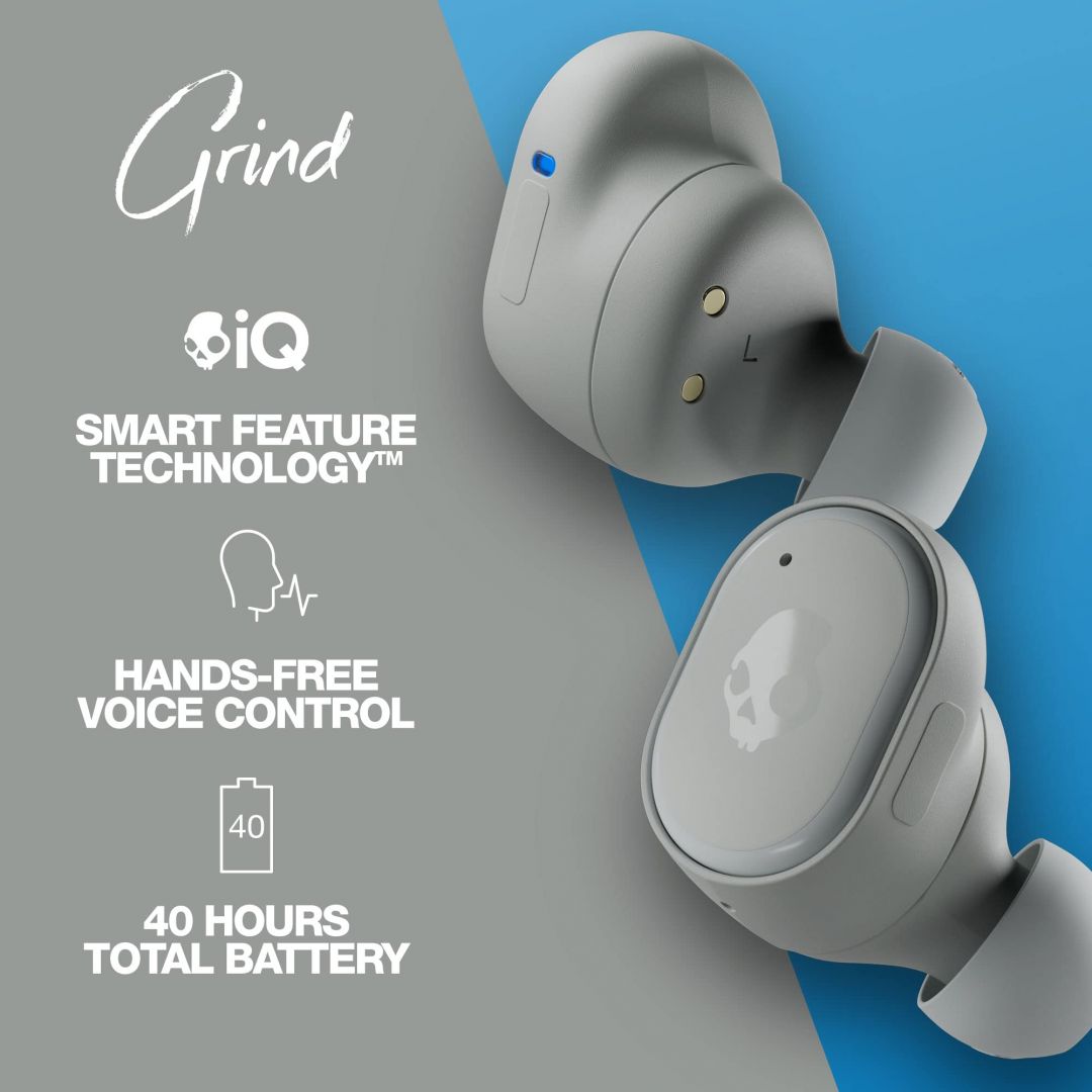 Skullcandy GRIND TWS Bluetooth Headset Light Gray/Blue