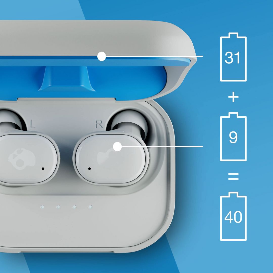 Skullcandy GRIND TWS Bluetooth Headset Light Gray/Blue