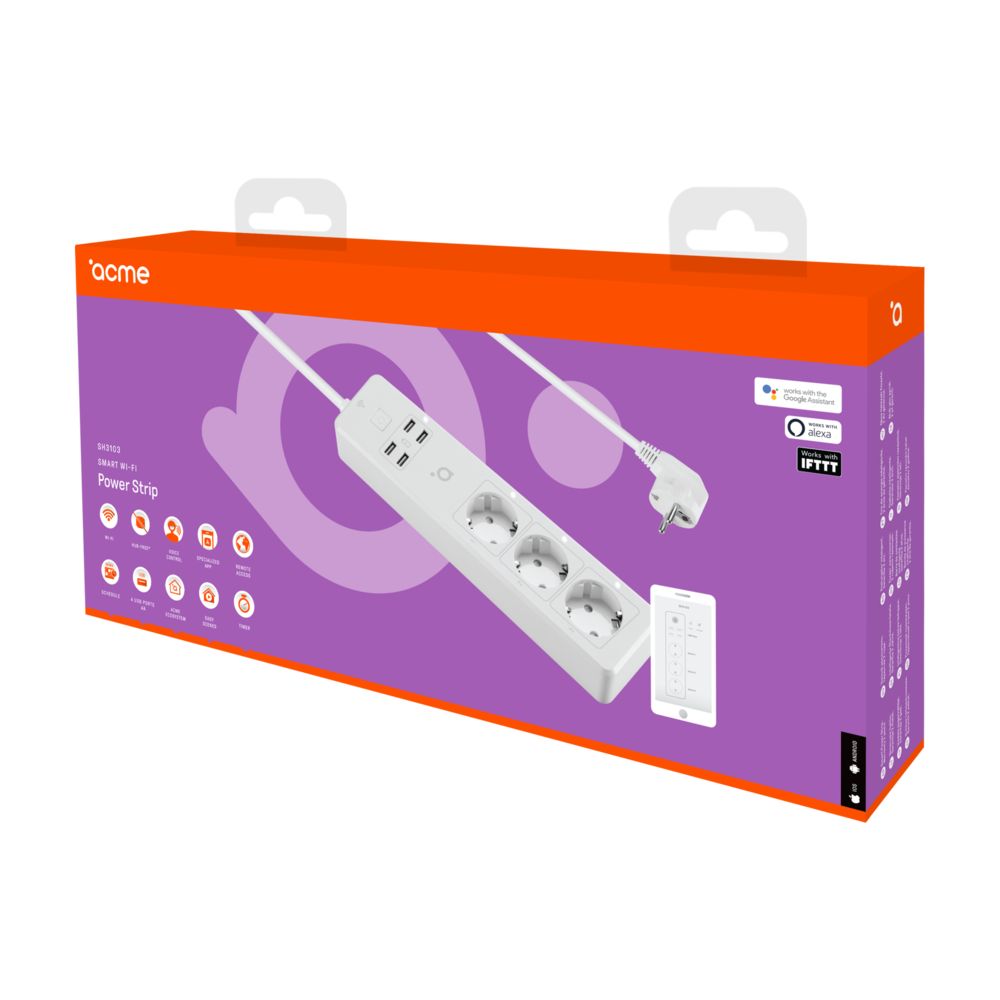 ACME SH3103 Hálózati Elosztó 3DIN 3m White