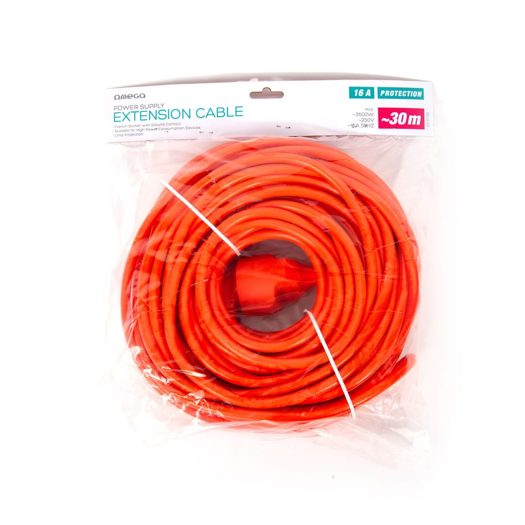 Platinet Hálózati Hosszabbító 30m Orange