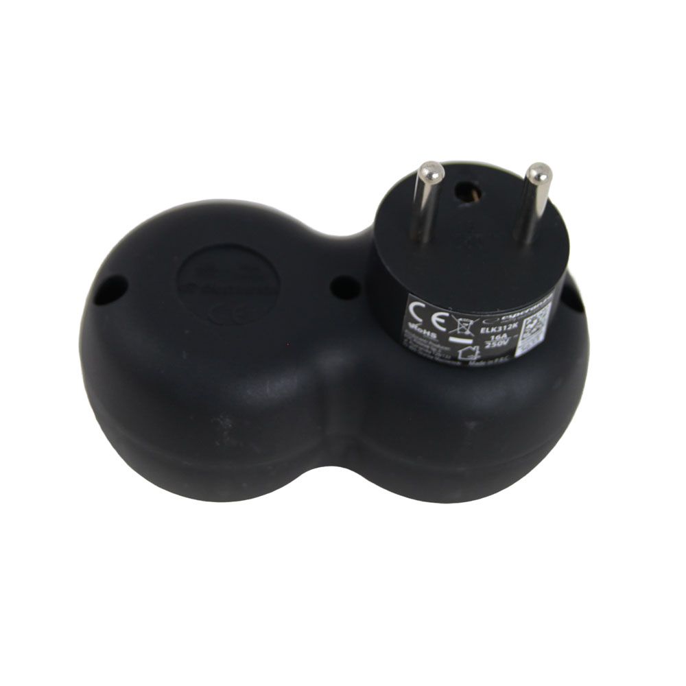 Esperanza Hálózati Elosztó 2DIN Fali Black