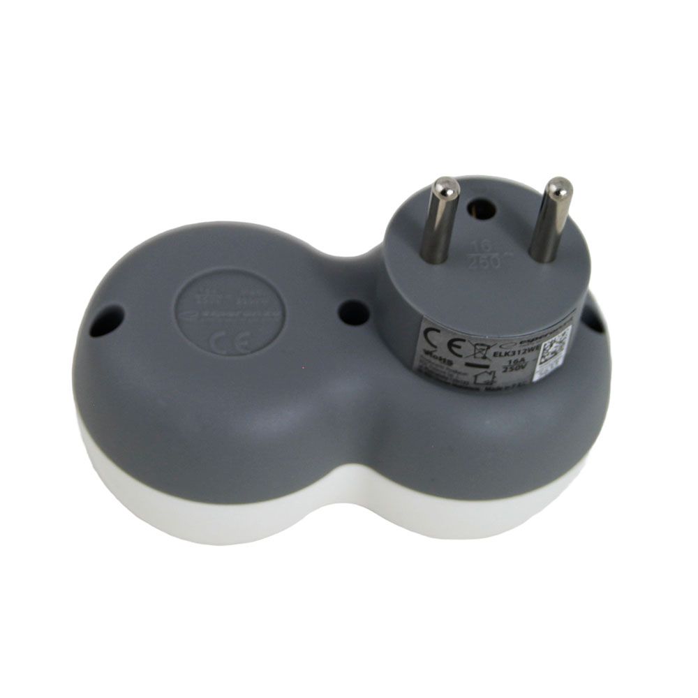 Esperanza Hálózati Elosztó 2DIN Fali White/Grey