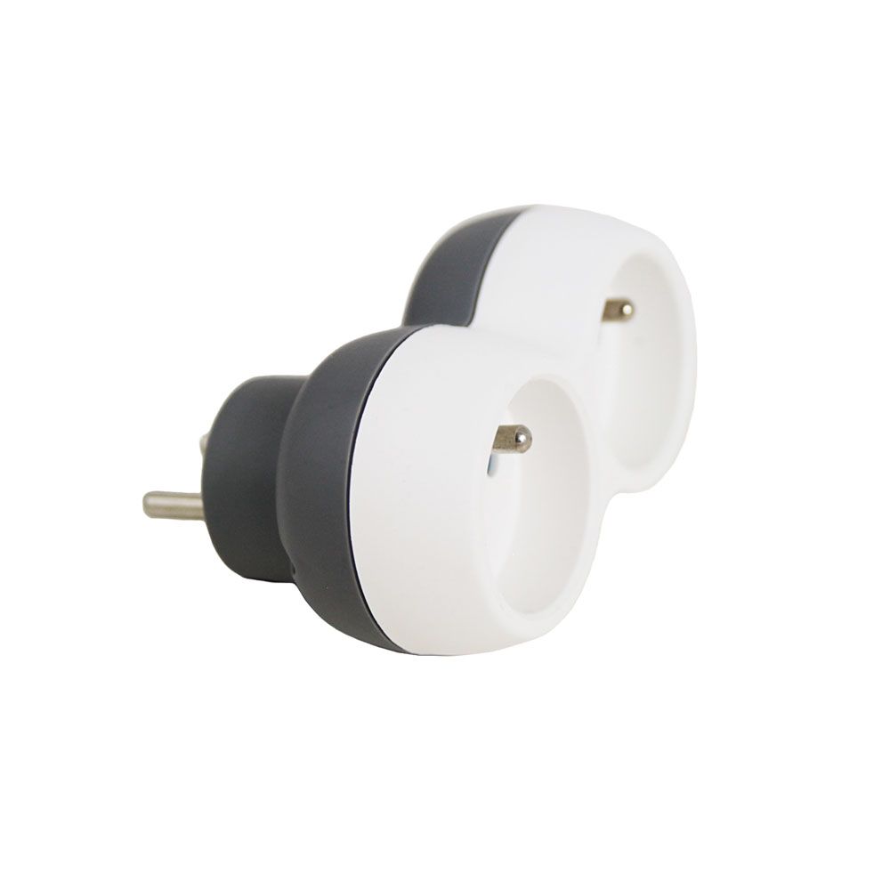 Esperanza Hálózati Elosztó 2DIN Fali White/Grey