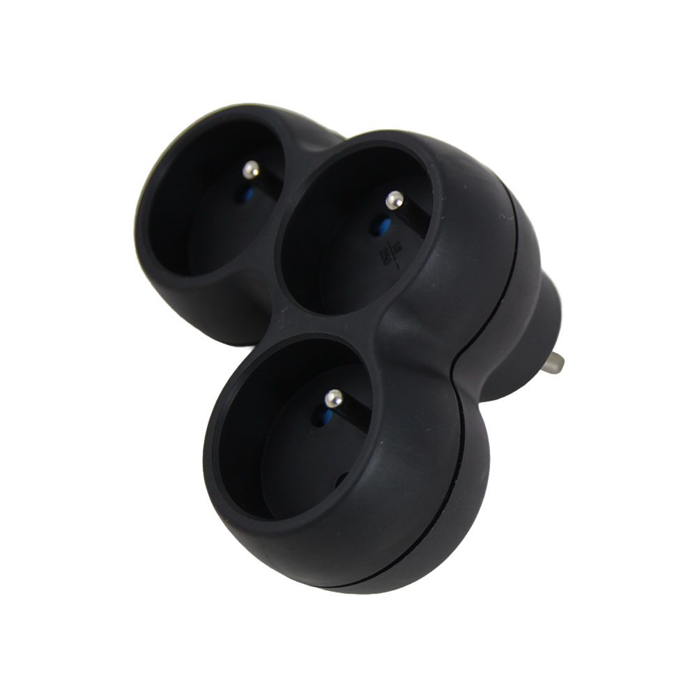 Esperanza Hálózati Elosztó 3DIN Fali Black