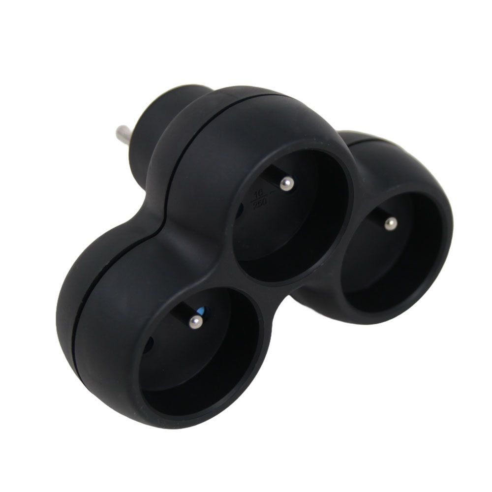 Esperanza Hálózati Elosztó 3DIN Fali Black