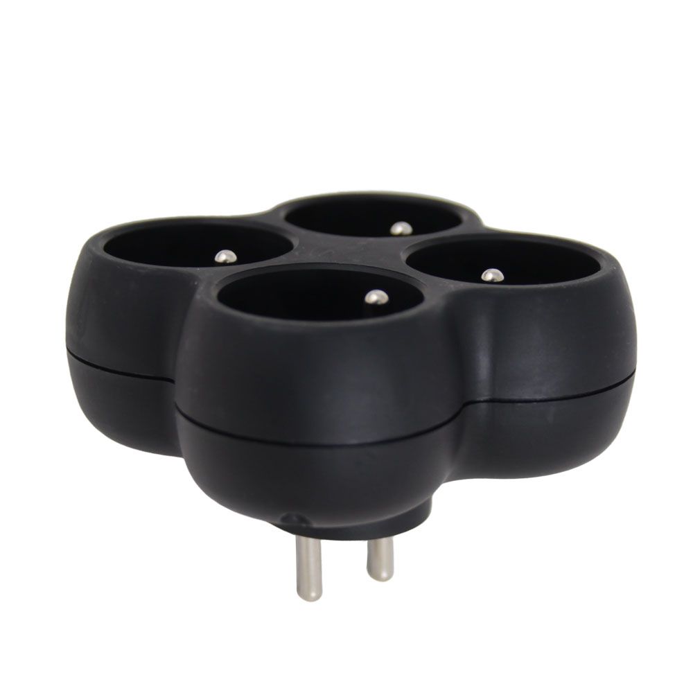 Esperanza Hálózati Elosztó 4DIN Fali Black