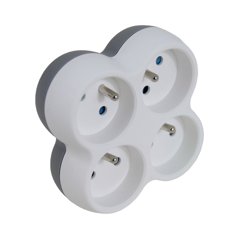 Esperanza Hálózati Elosztó 4DIN Fali White/Grey