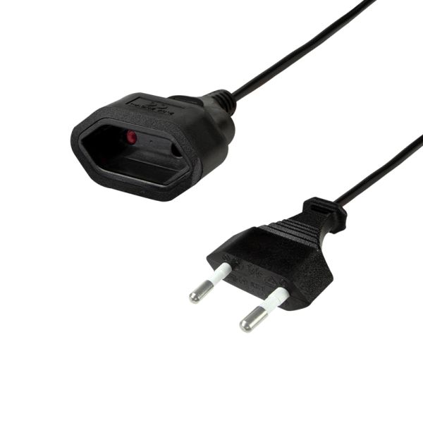 Logilink Hálózati Hosszabbító 0,2m Black