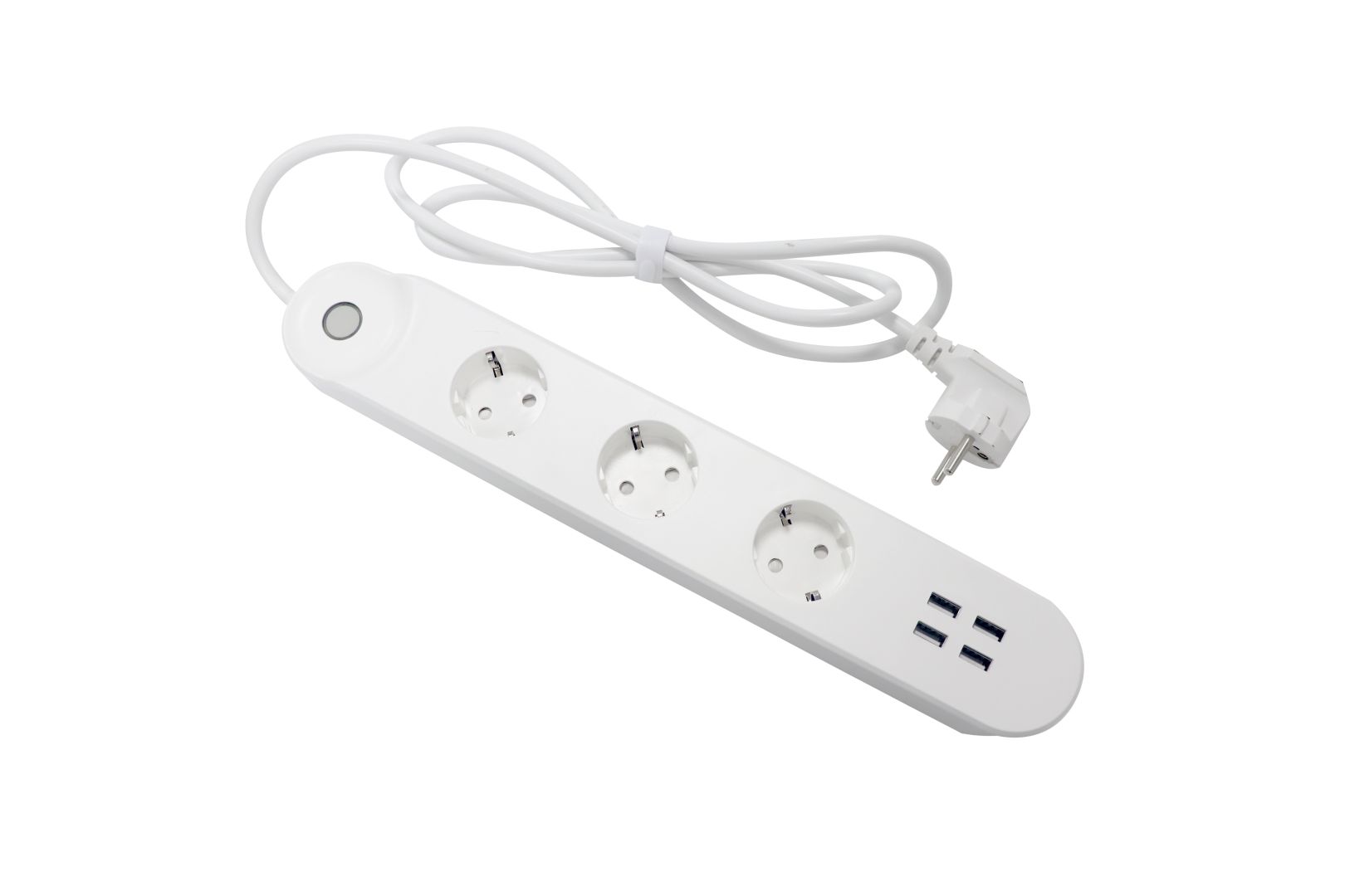 Denver SHP-300U Smart Home Power Strip 3in1 + 4xUSB White