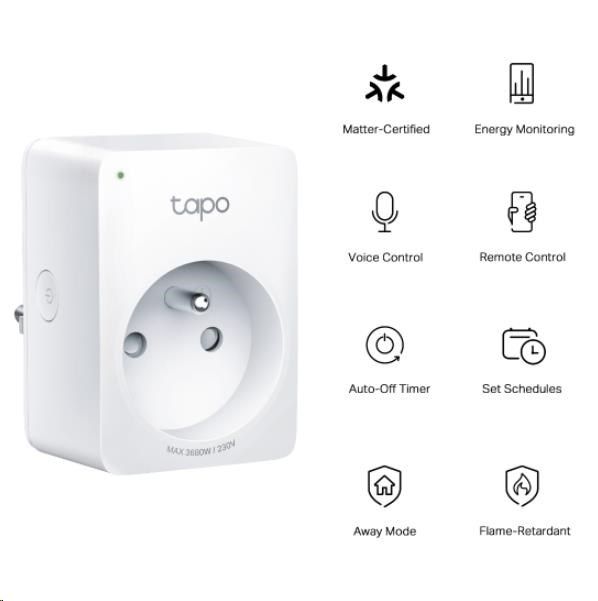 TP-Link Tapo P110M Mini Smart Wi-Fi Plug Energy Monitoring (1-pack)