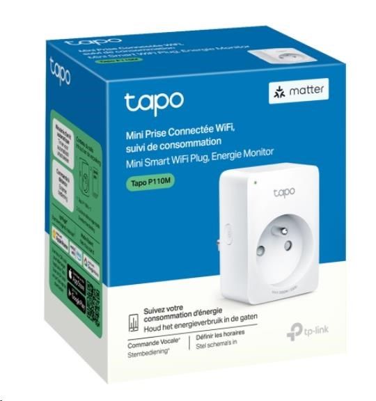 TP-Link Tapo P110M Mini Smart Wi-Fi Plug Energy Monitoring (1-pack)