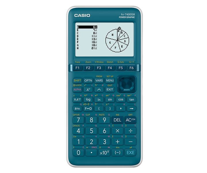 Casio FX-7400GIII Tudományos számológép Cyan