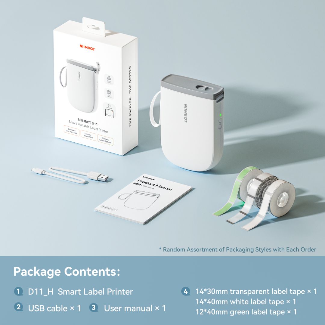 NIIMBOT D11_H Set Címkenyomtató White