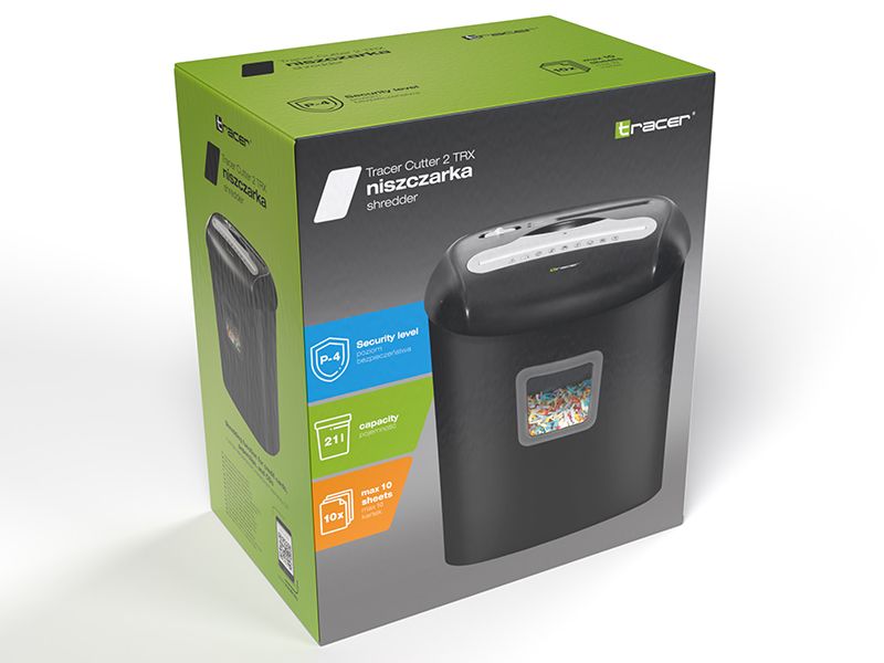 Tracer Cutter 2 TRX Iratmegsemmisítő Black