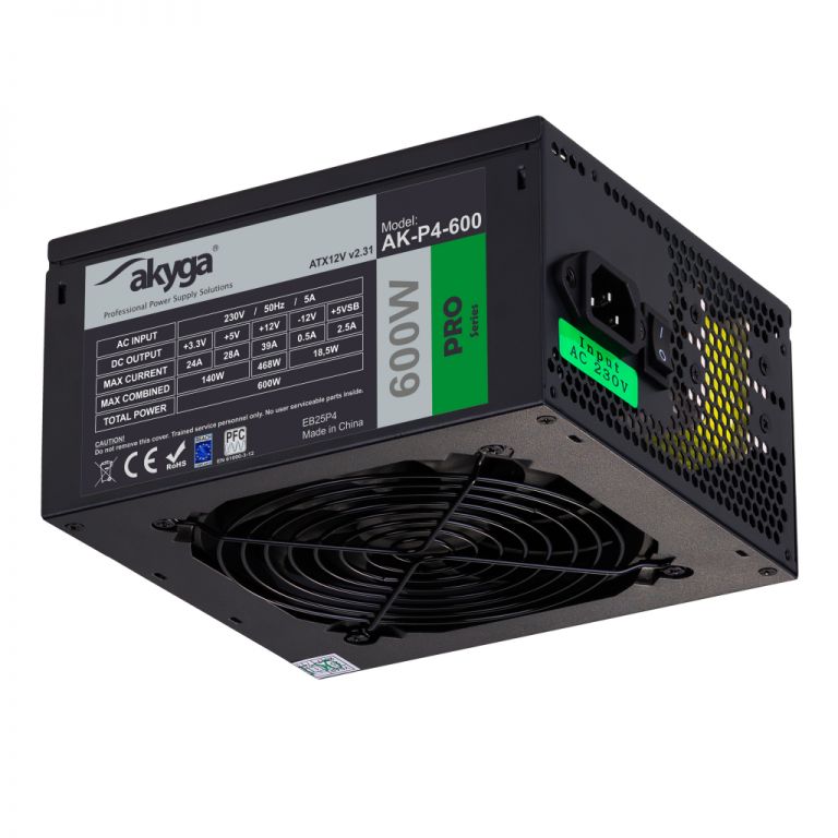 Akyga 600W ATX AK-P4-600