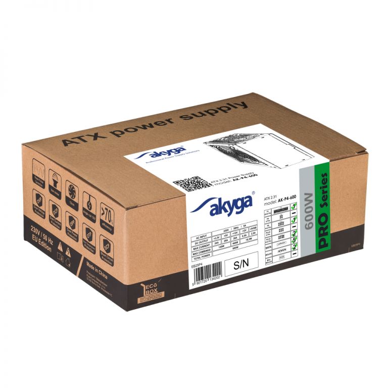 Akyga 600W ATX AK-P4-600