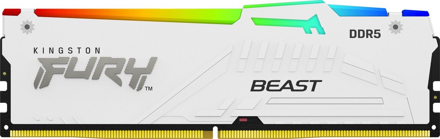 Kingston 32GB DDR5 5200MHz Kit(2x16GB) Fury Beast RGB White