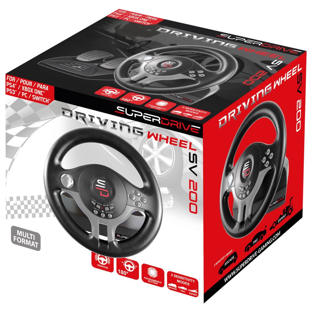 Subsonic Superdrive SV 200 Steering Wheel Black