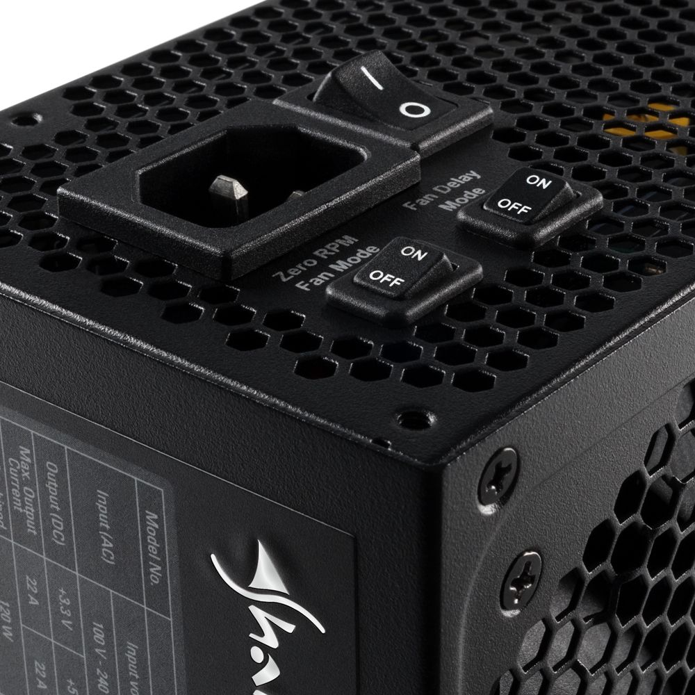 Sharkoon 650W 80+ Gold SilentStorm Cool Zero