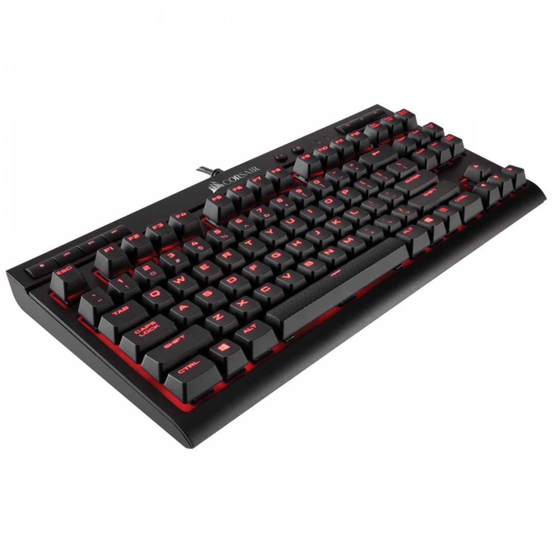 Corsair K63 Compact Mechanical Gaming Keyboard Cherry MX Red Black EN