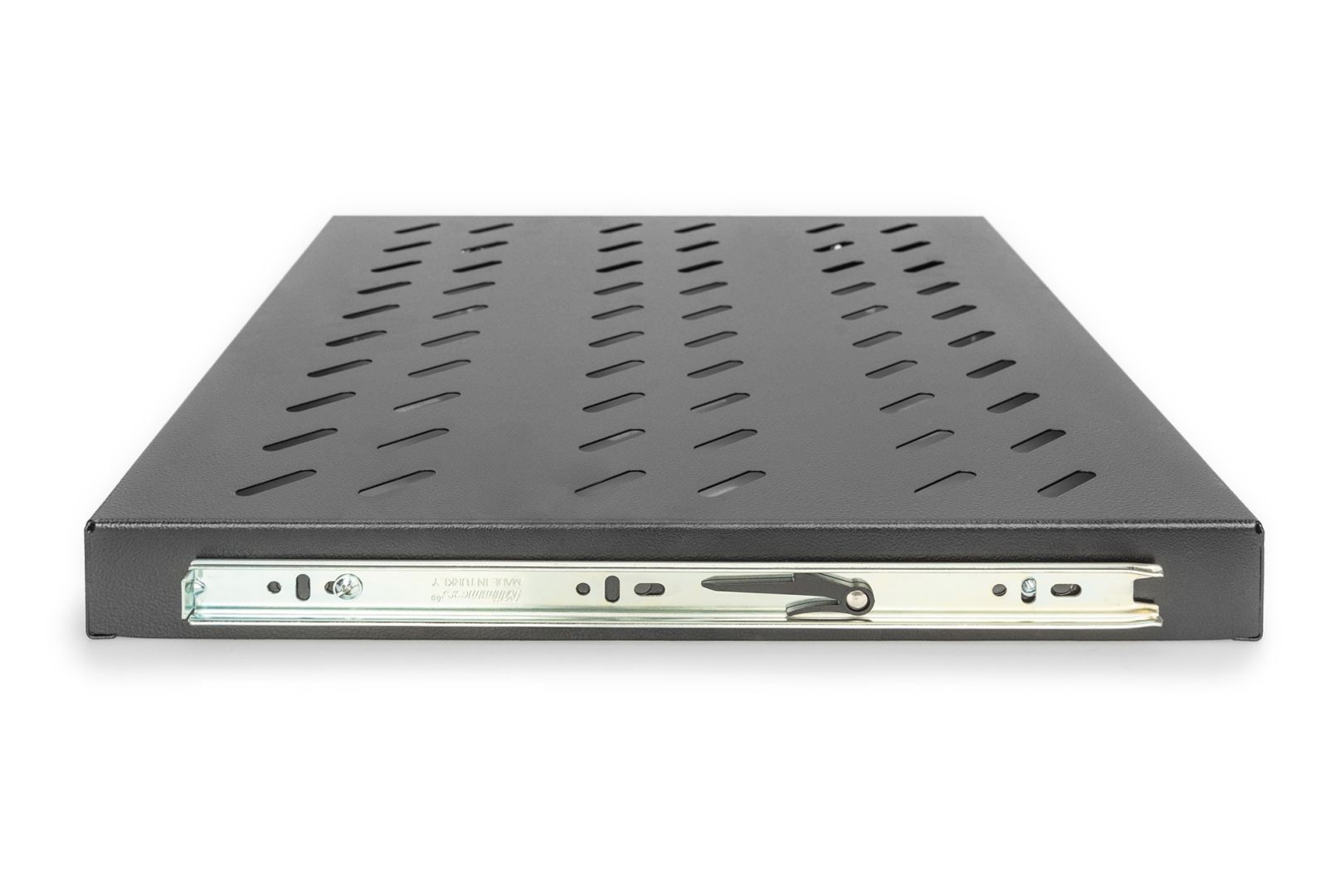 Digitus 1U extendible shelf for 600 mm depth racks 40x485x368mm up to 25kg Black (RAL 9005)