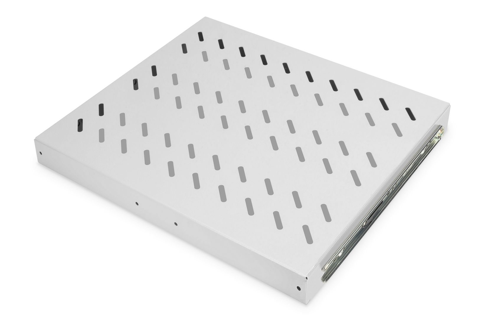 Digitus 1U extendible shelf for 600mm depth racks 40x485x368mm up to 25 kg Grey (RAL 7035)