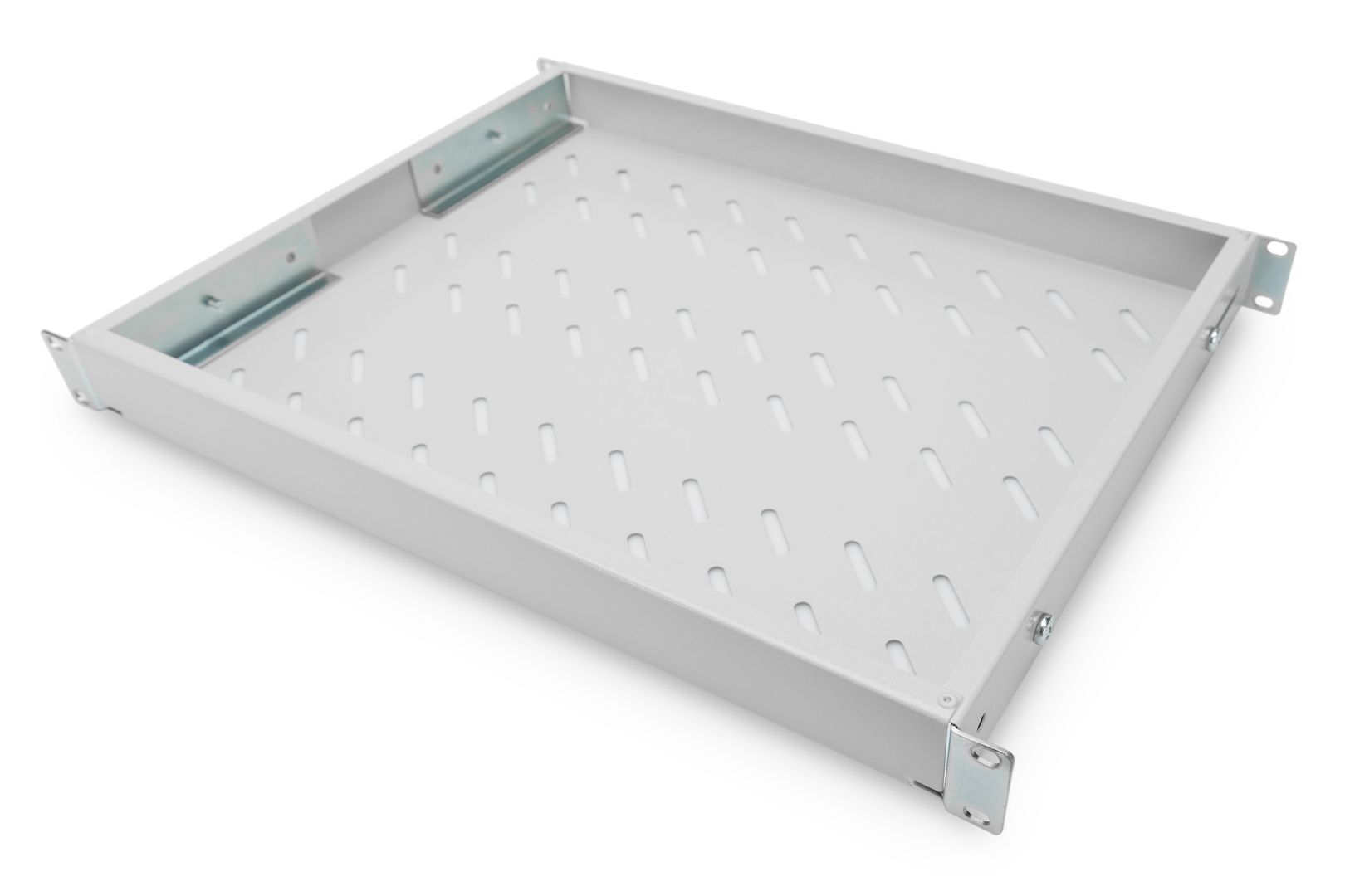 Digitus 1U fixed shelf for 600mm depth racks 44x482x350mm adjust. 350-550mm depth Grey