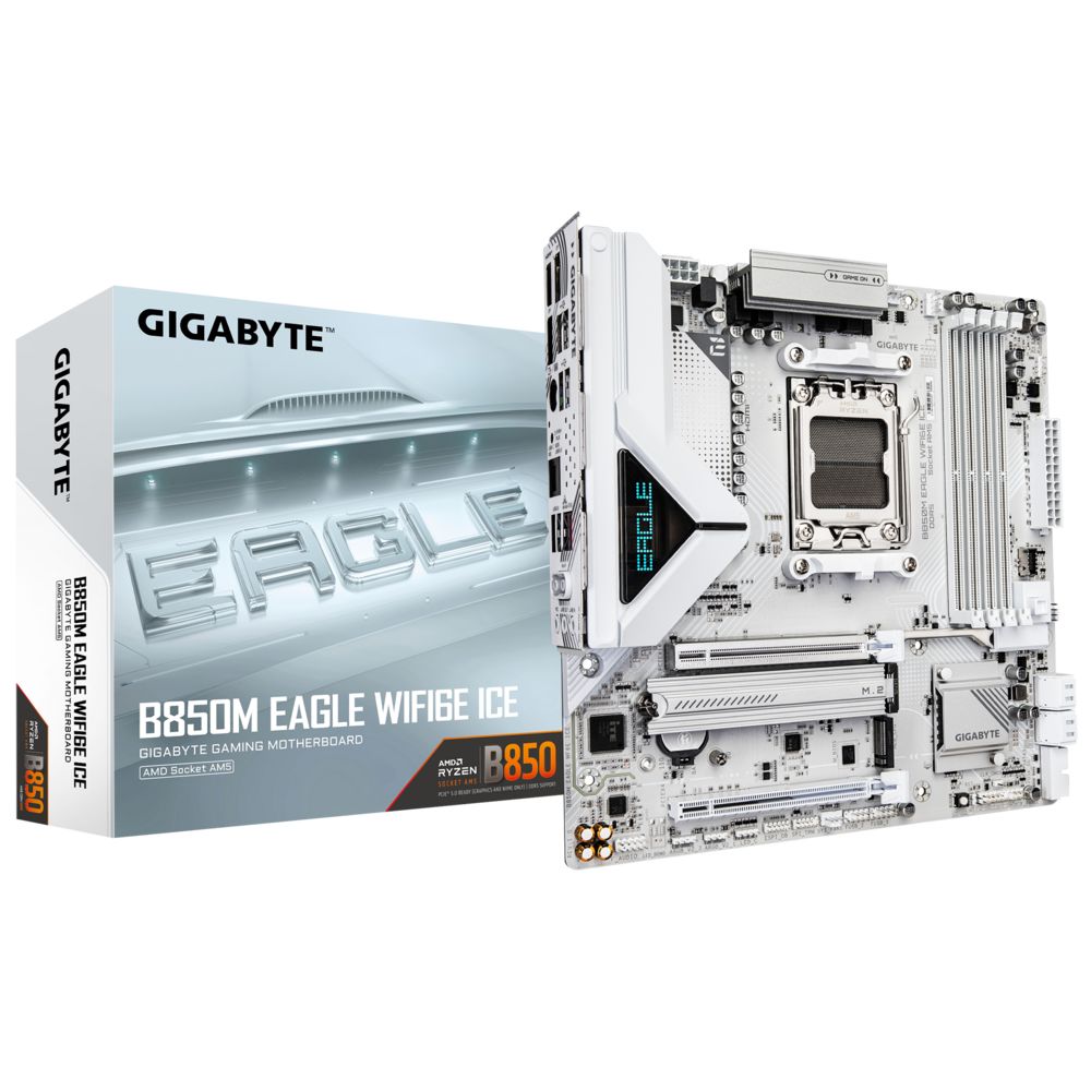 Gigabyte B850M EAGLE WIFI6E ICE
