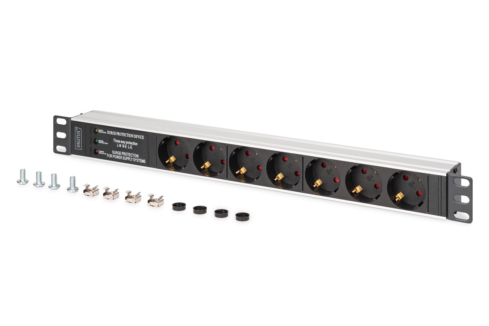 Digitus DN-95441 Túlfeszültségvédő 7DIN 2m Black