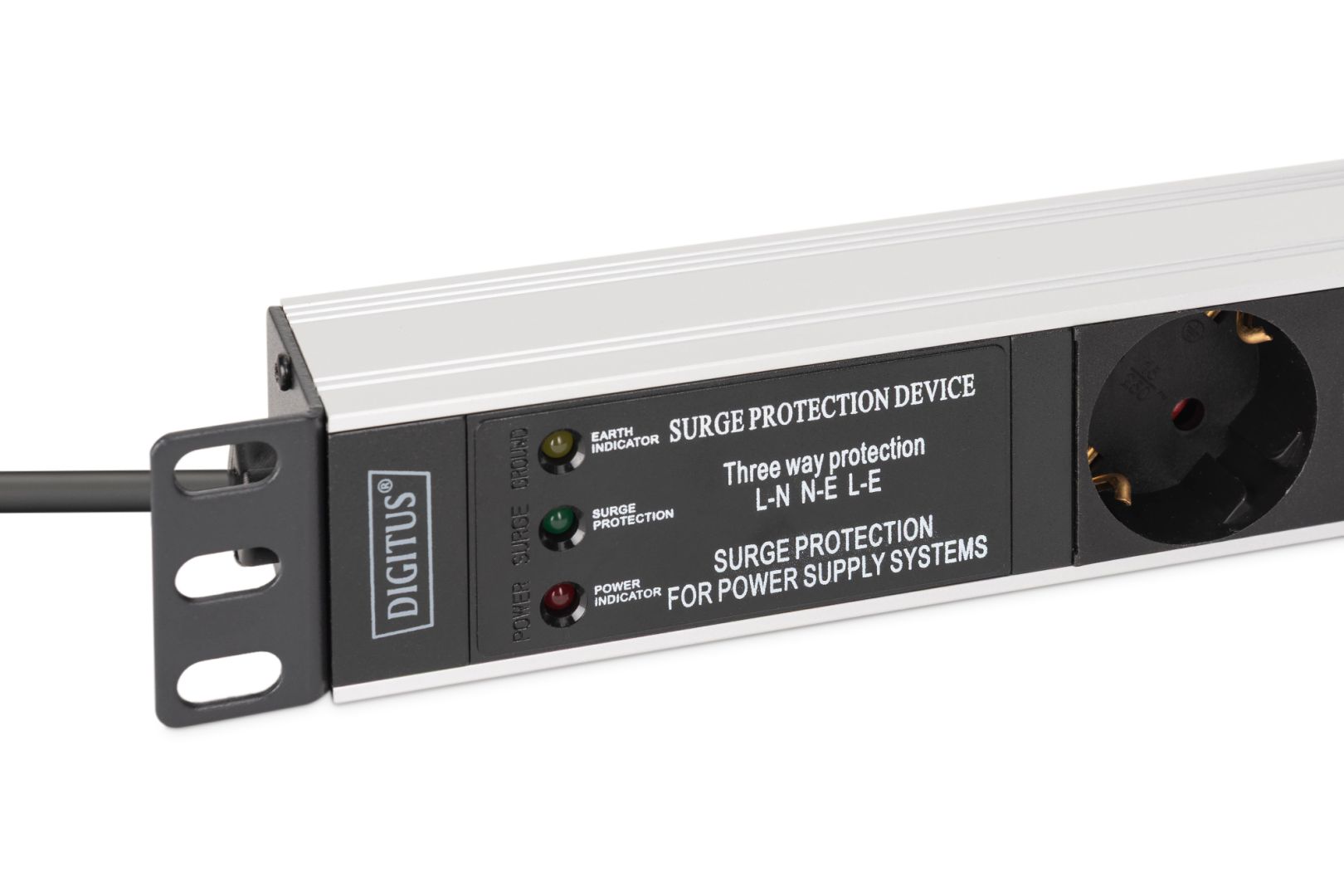 Digitus DN-95441 Túlfeszültségvédő 7DIN 2m Black